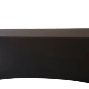 Klaptafel 122x76 cm met strechtrok (zwart)